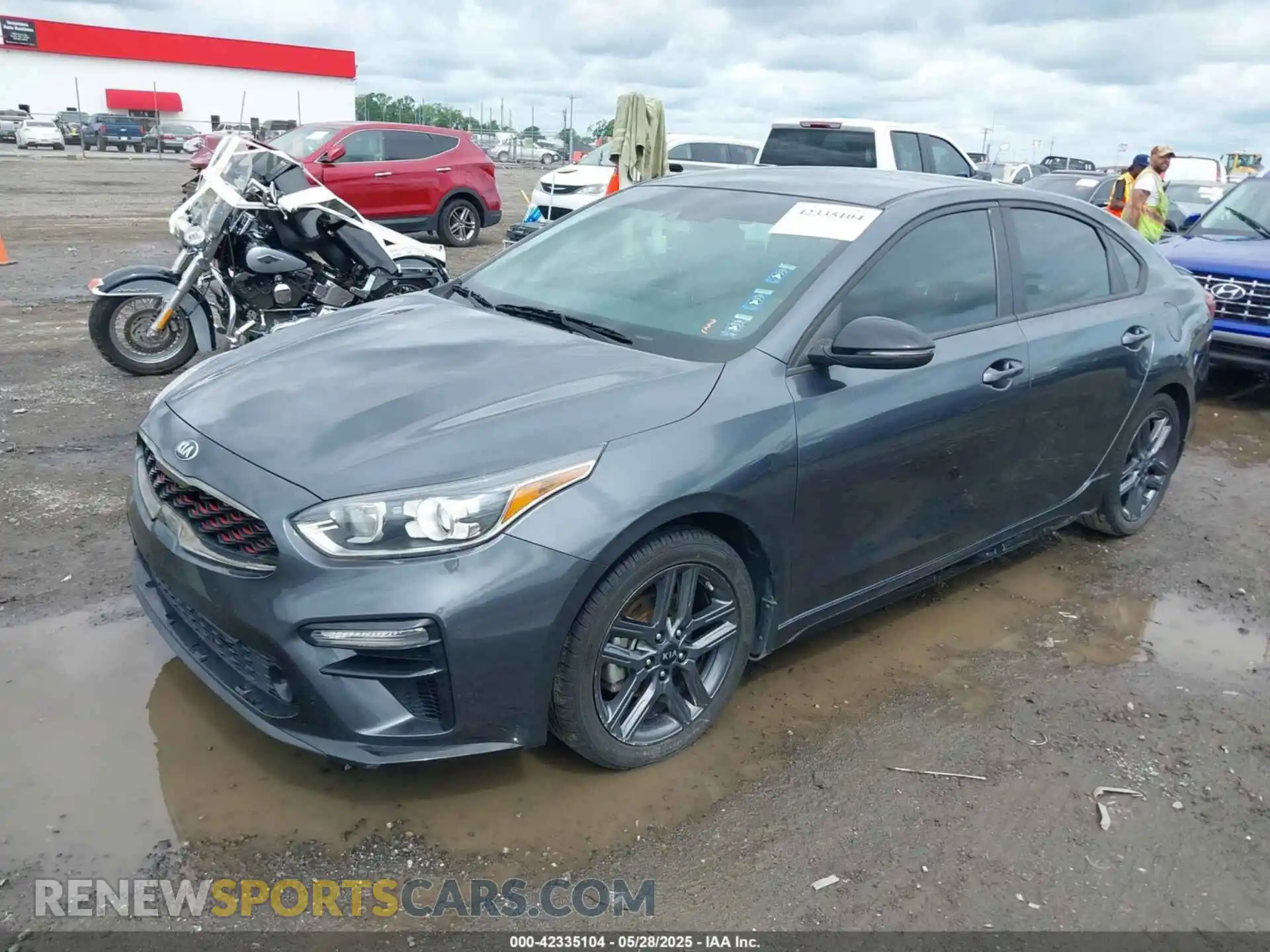 2 fotografías del automóvil dañado 3KPF34AD9ME293470 KIA FORTE 2021