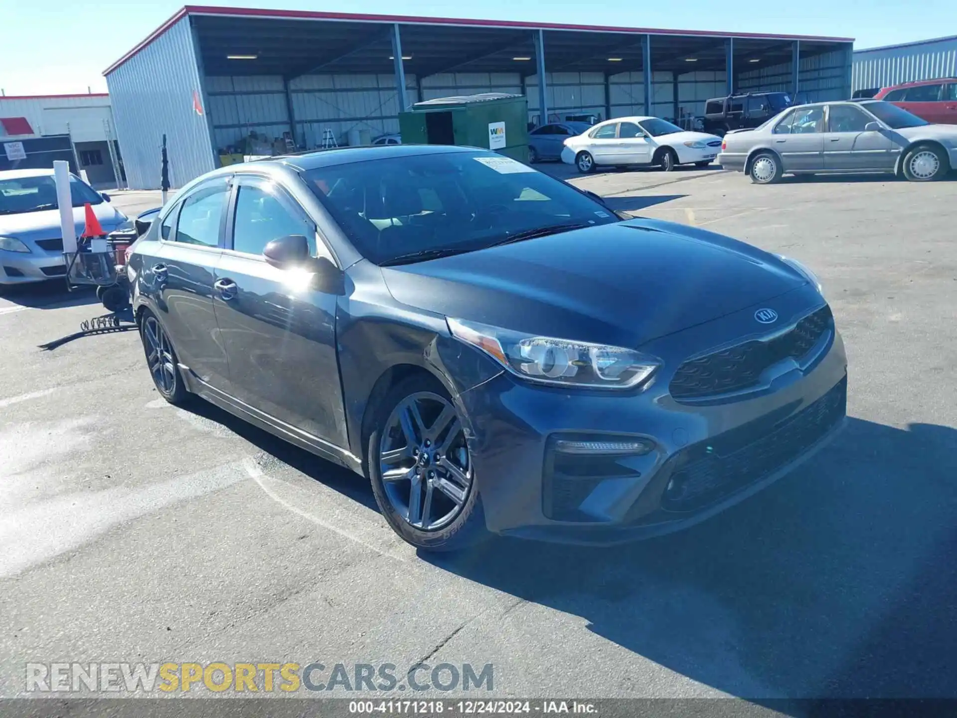 1 Photograph of a damaged car 3KPF34AD9ME311630 KIA FORTE 2021