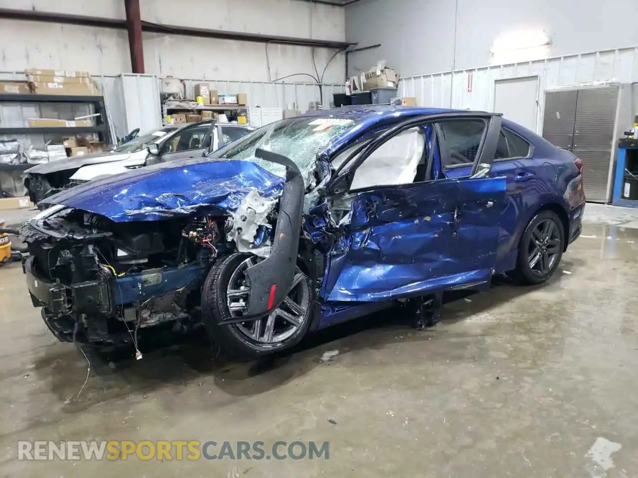 1 Photograph of a damaged car 3KPF34AD9ME323633 KIA FORTE 2021