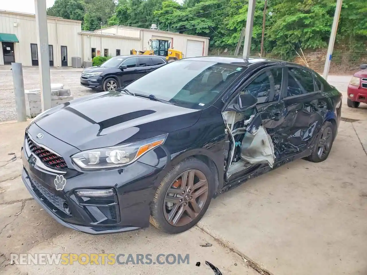1 Photograph of a damaged car 3KPF34AD9ME355336 KIA FORTE 2021