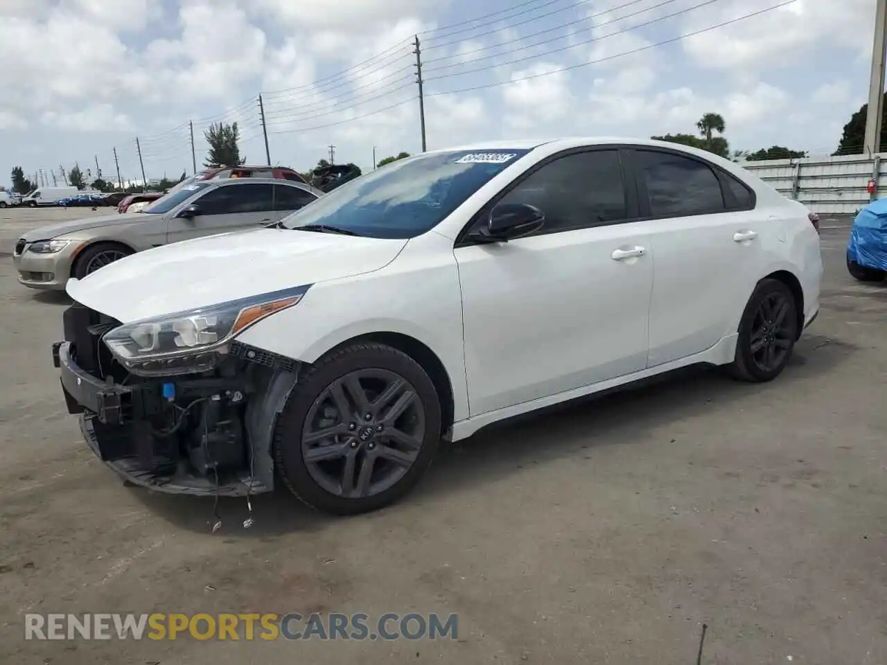 1 Photograph of a damaged car 3KPF34AD9ME358365 KIA FORTE 2021