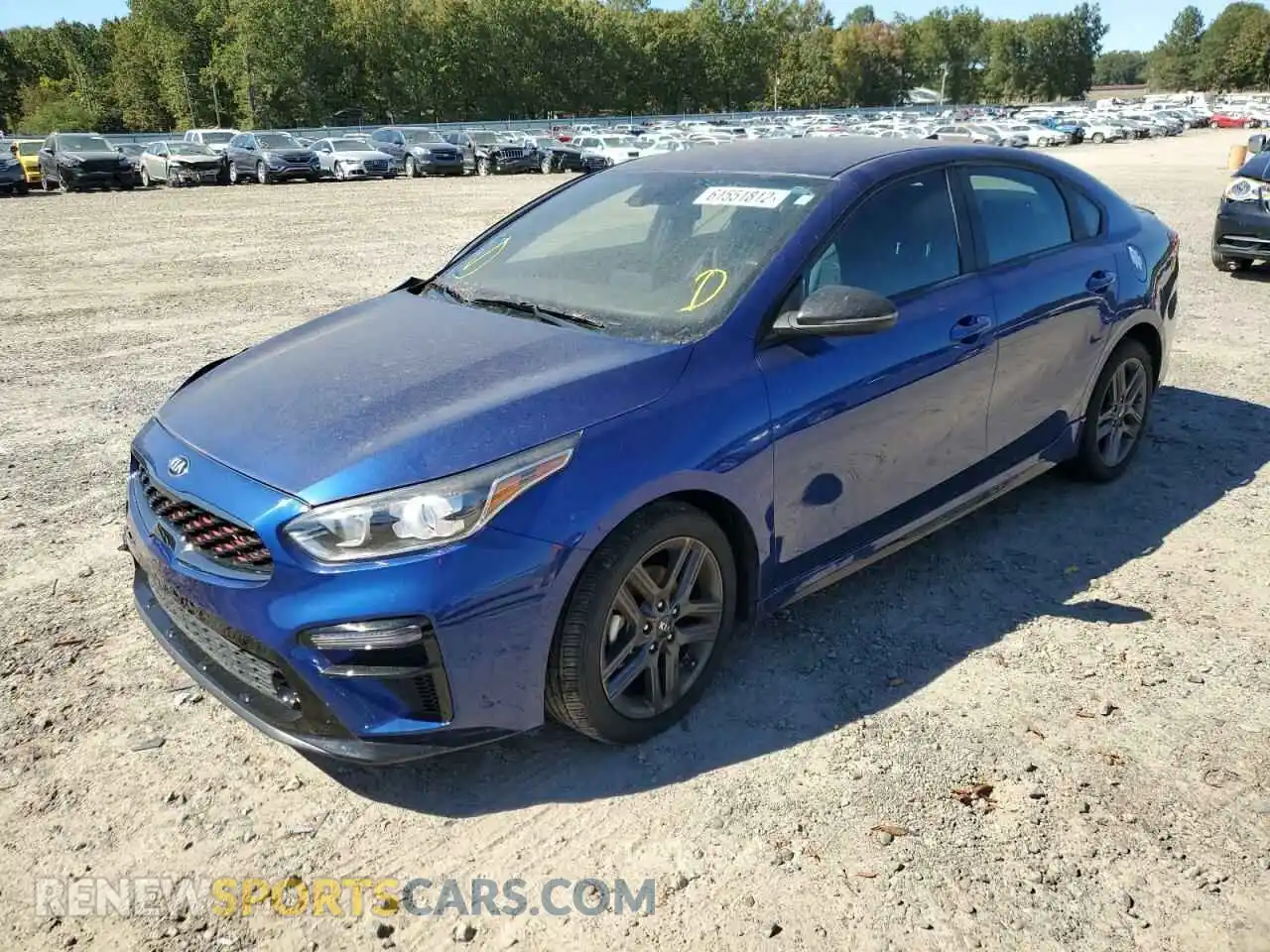 2 Photograph of a damaged car 3KPF34AD9ME359659 KIA FORTE 2021