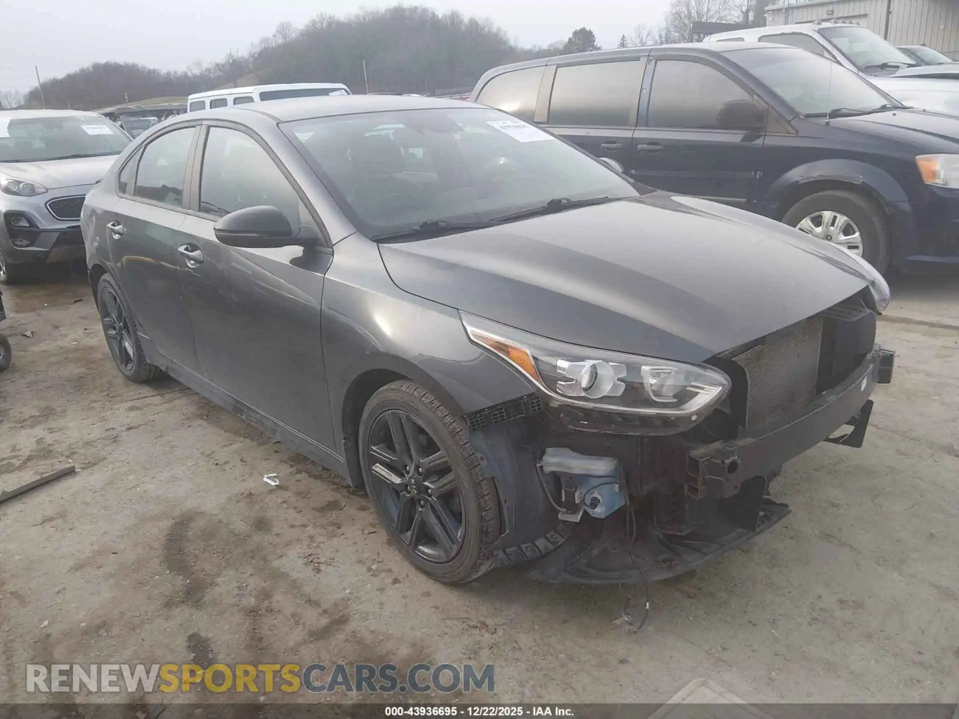 1 Photograph of a damaged car 3KPF34AD9ME382018 KIA FORTE 2021