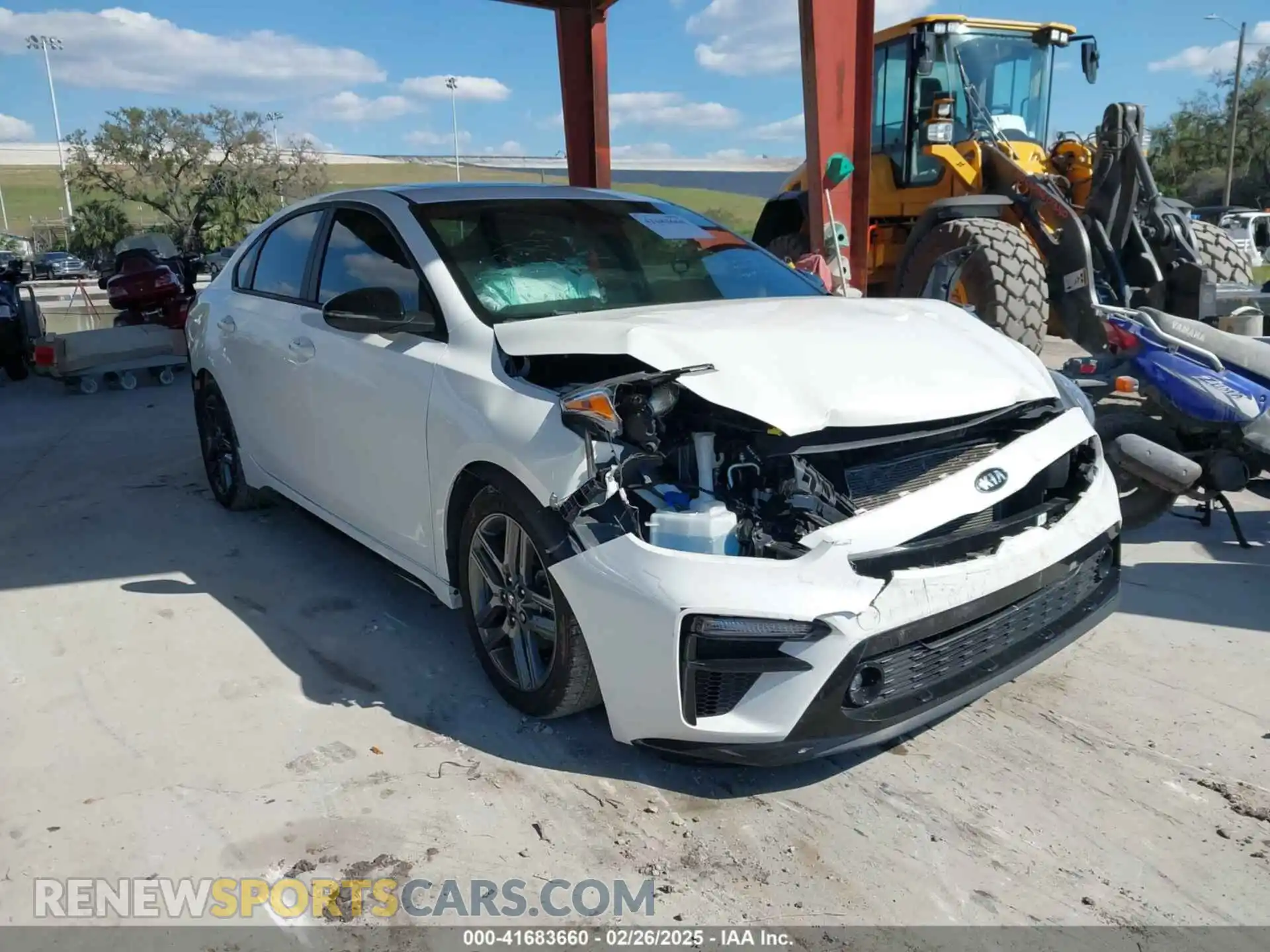 1 Photograph of a damaged car 3KPF34AD9ME390264 KIA FORTE 2021