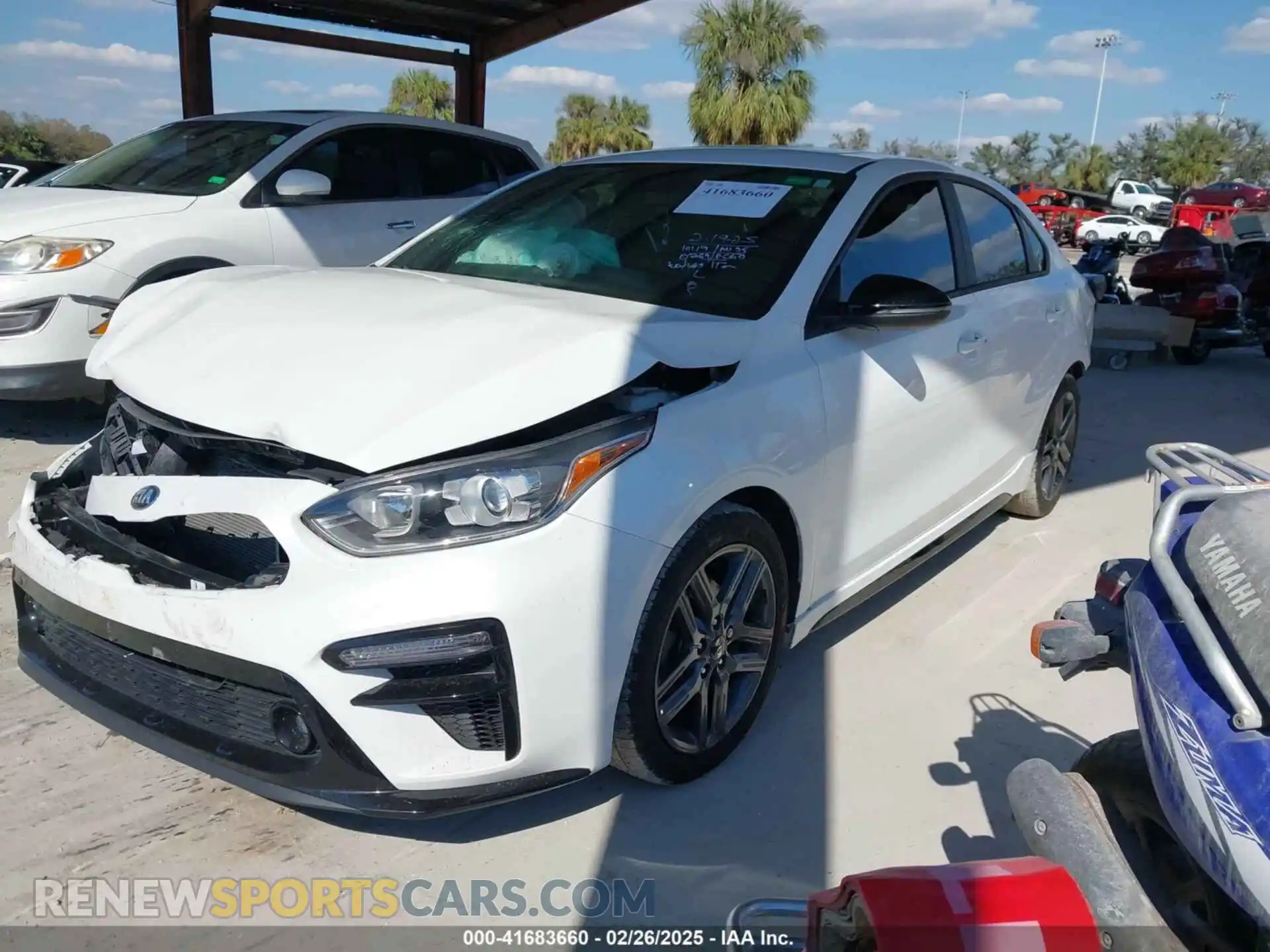 2 Photograph of a damaged car 3KPF34AD9ME390264 KIA FORTE 2021
