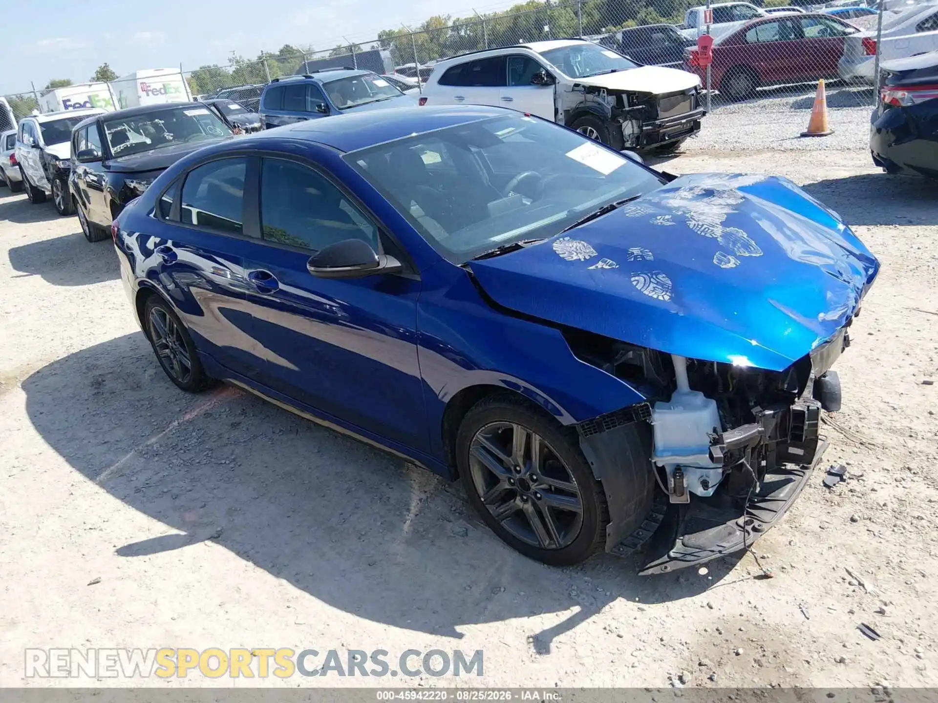 1 Photograph of a damaged car 3KPF34AD9ME397327 KIA FORTE 2021
