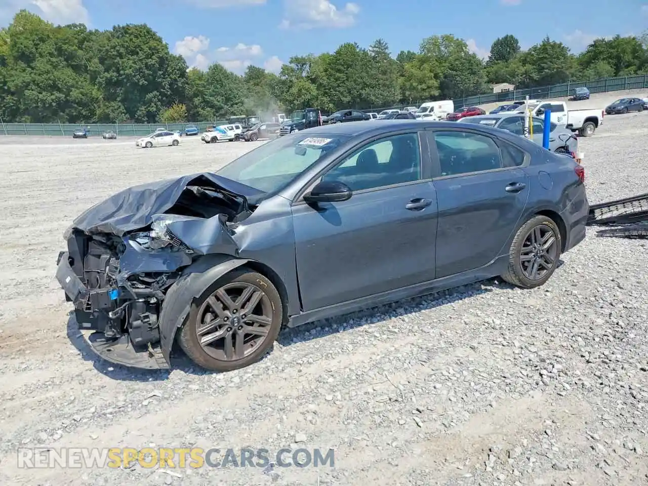 1 Photograph of a damaged car 3KPF34AD9ME399143 KIA FORTE 2021