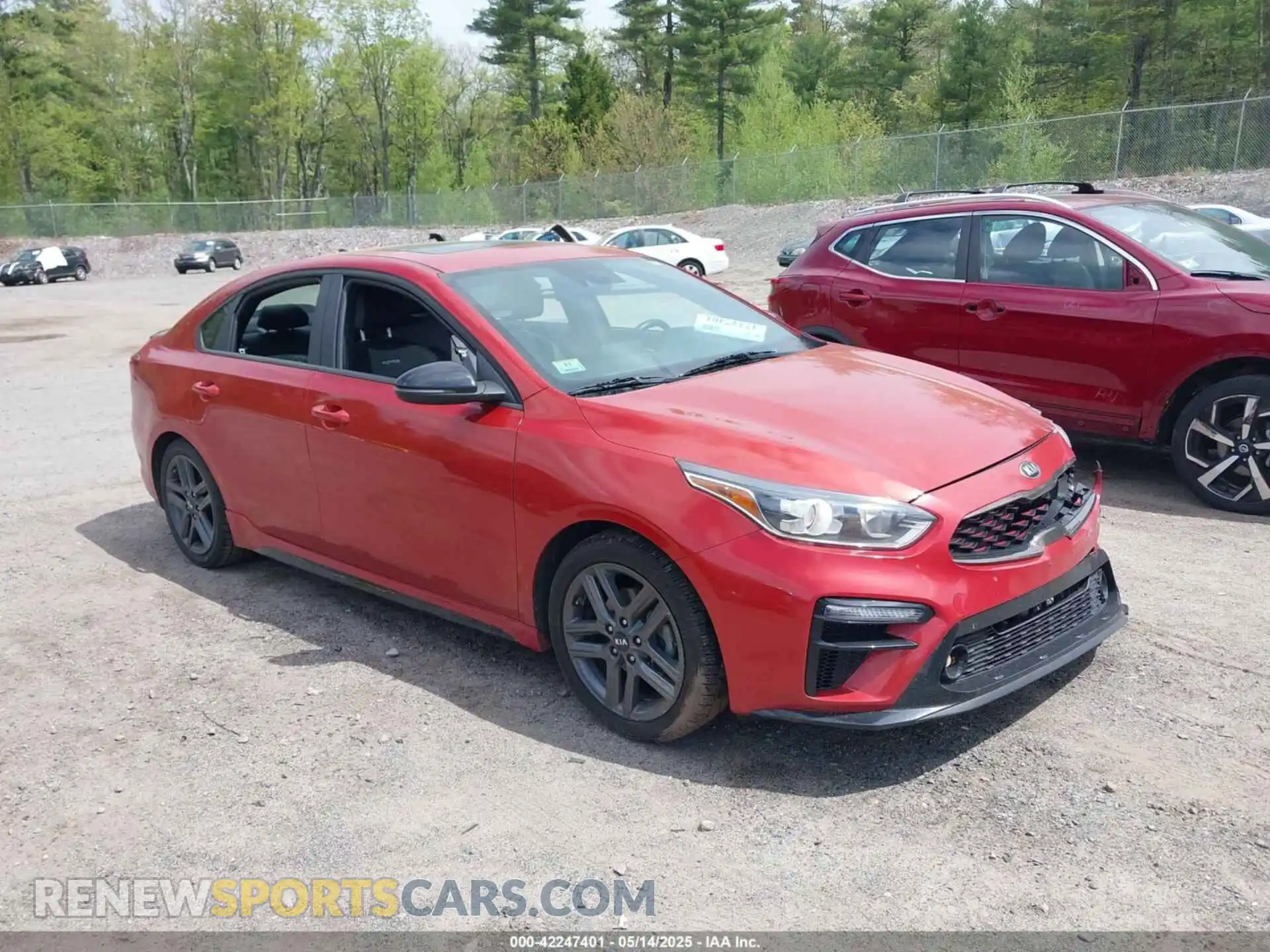 1 Photograph of a damaged car 3KPF34AD9ME404146 KIA FORTE 2021