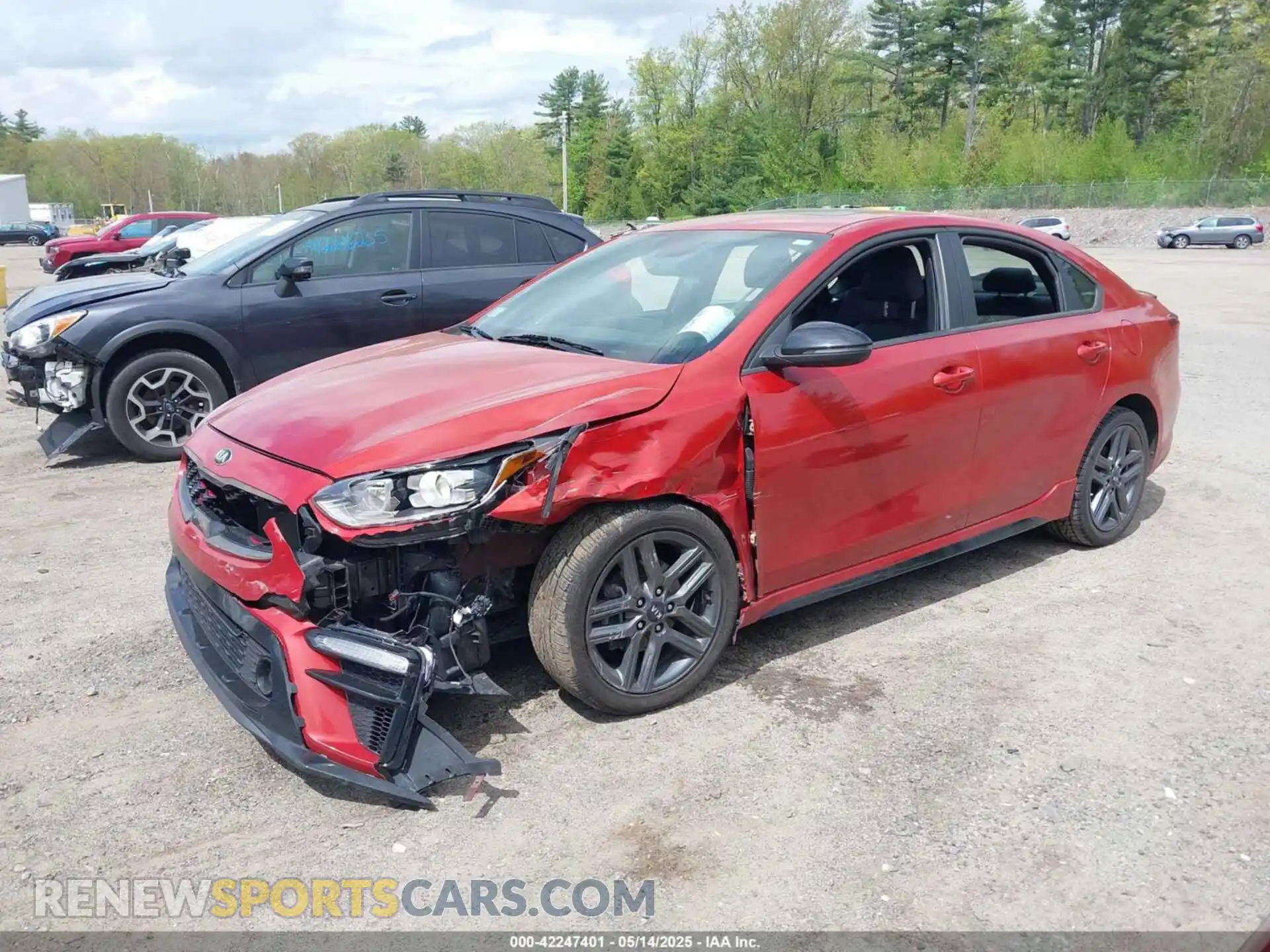 2 Photograph of a damaged car 3KPF34AD9ME404146 KIA FORTE 2021