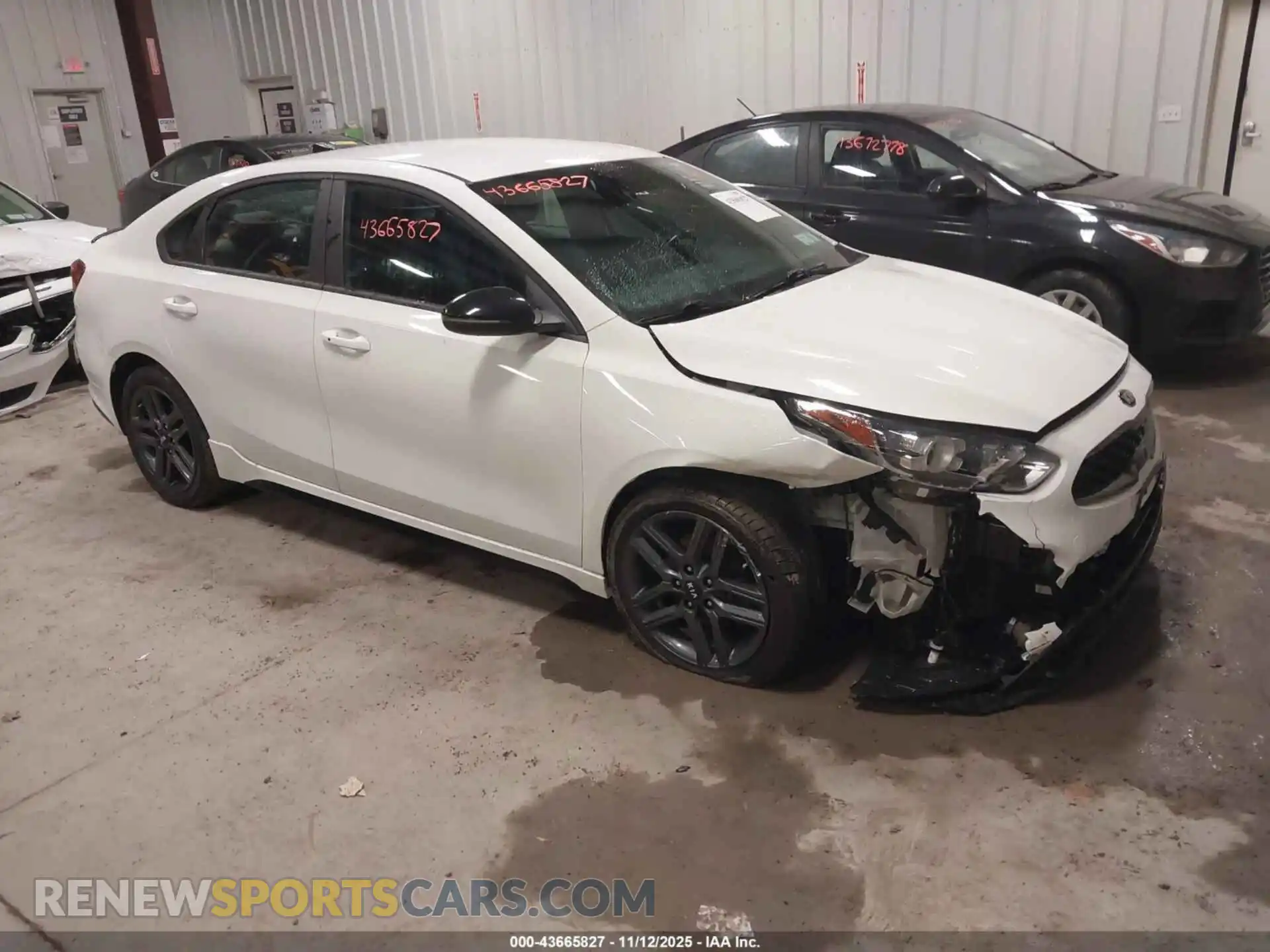1 Photograph of a damaged car 3KPF34AD9ME414725 KIA FORTE 2021