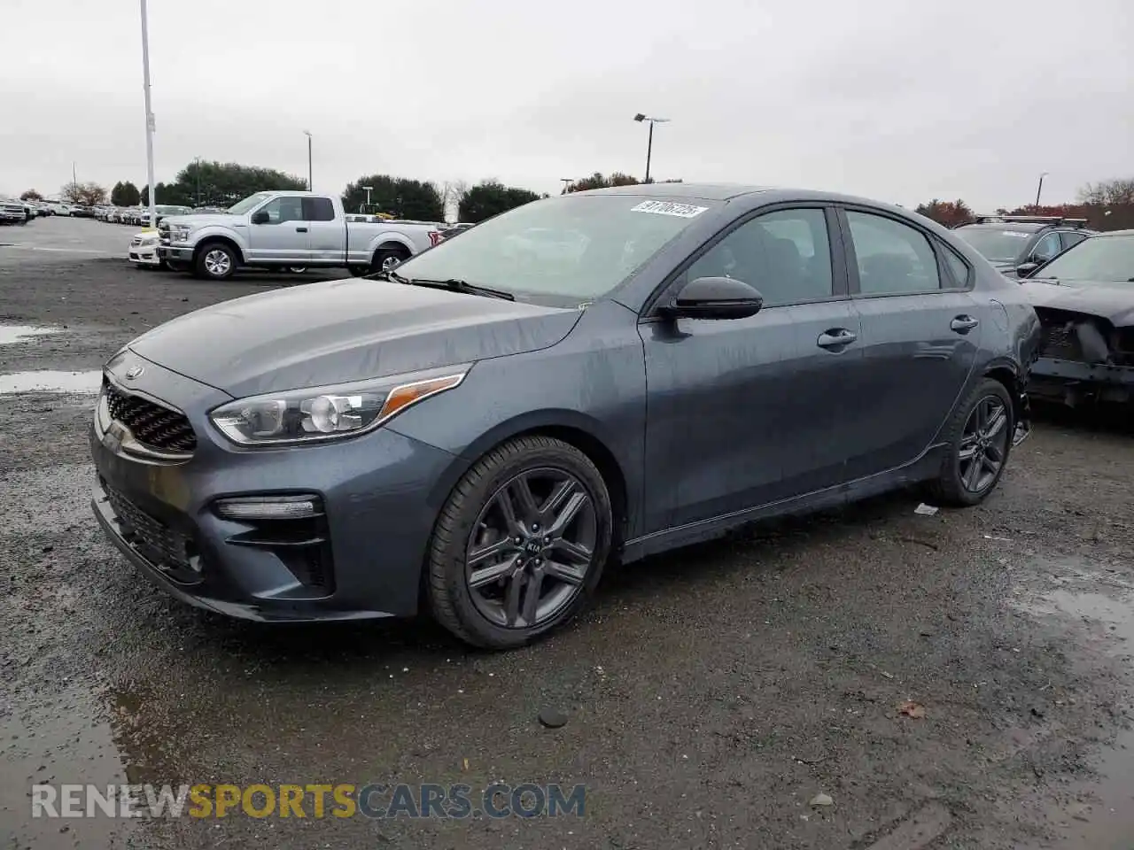 1 Photograph of a damaged car 3KPF34AD9ME419083 KIA FORTE 2021