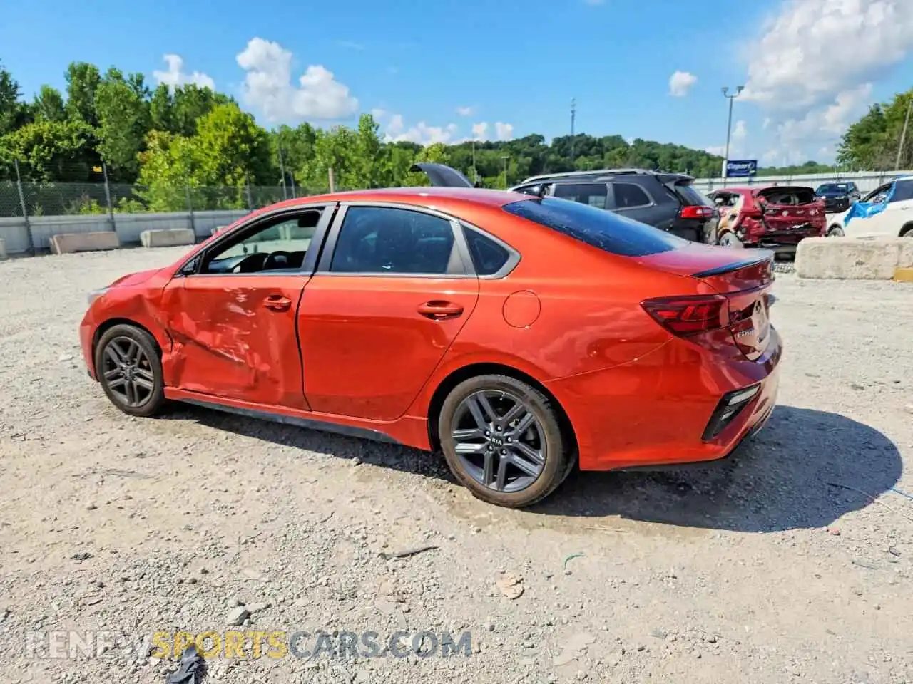 2 Photograph of a damaged car 3KPF34ADXME275334 KIA FORTE 2021