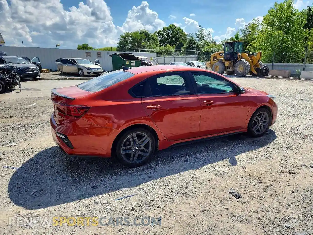3 Photograph of a damaged car 3KPF34ADXME275334 KIA FORTE 2021