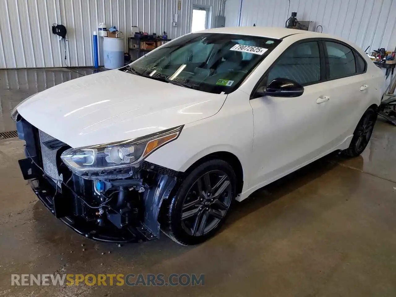 1 Photograph of a damaged car 3KPF34ADXME276841 KIA FORTE 2021