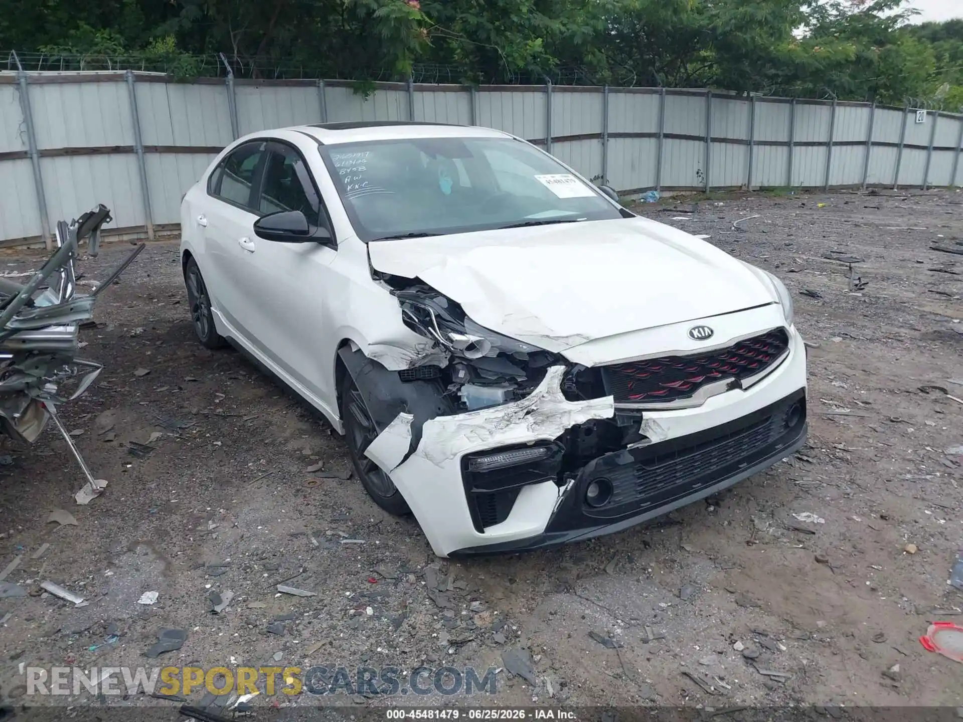 1 Photograph of a damaged car 3KPF34ADXME278458 KIA FORTE 2021