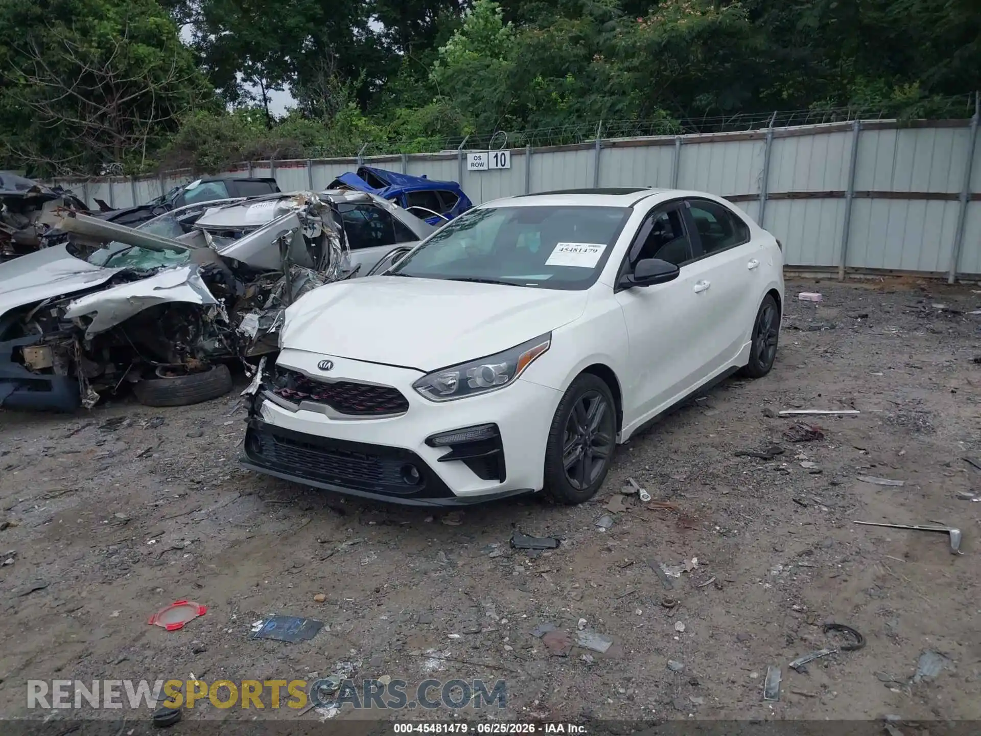 2 Photograph of a damaged car 3KPF34ADXME278458 KIA FORTE 2021