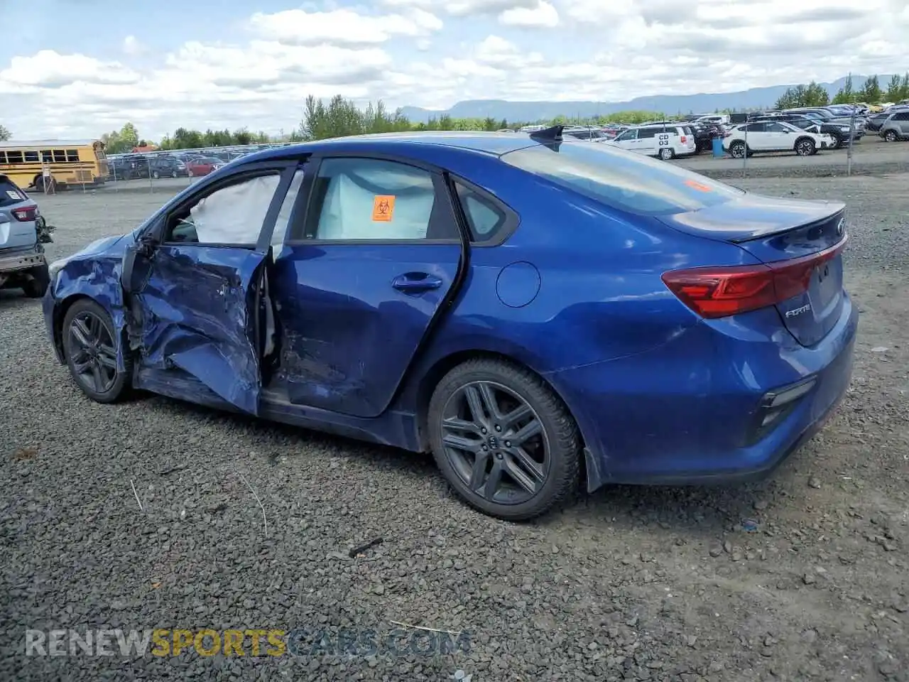 2 Photograph of a damaged car 3KPF34ADXME291792 KIA FORTE 2021