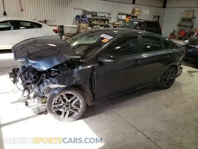 1 Photograph of a damaged car 3KPF34ADXME304637 KIA FORTE 2021