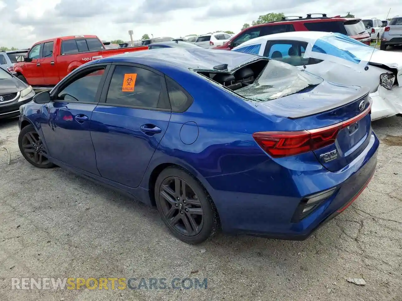 2 Photograph of a damaged car 3KPF34ADXME323771 KIA FORTE 2021