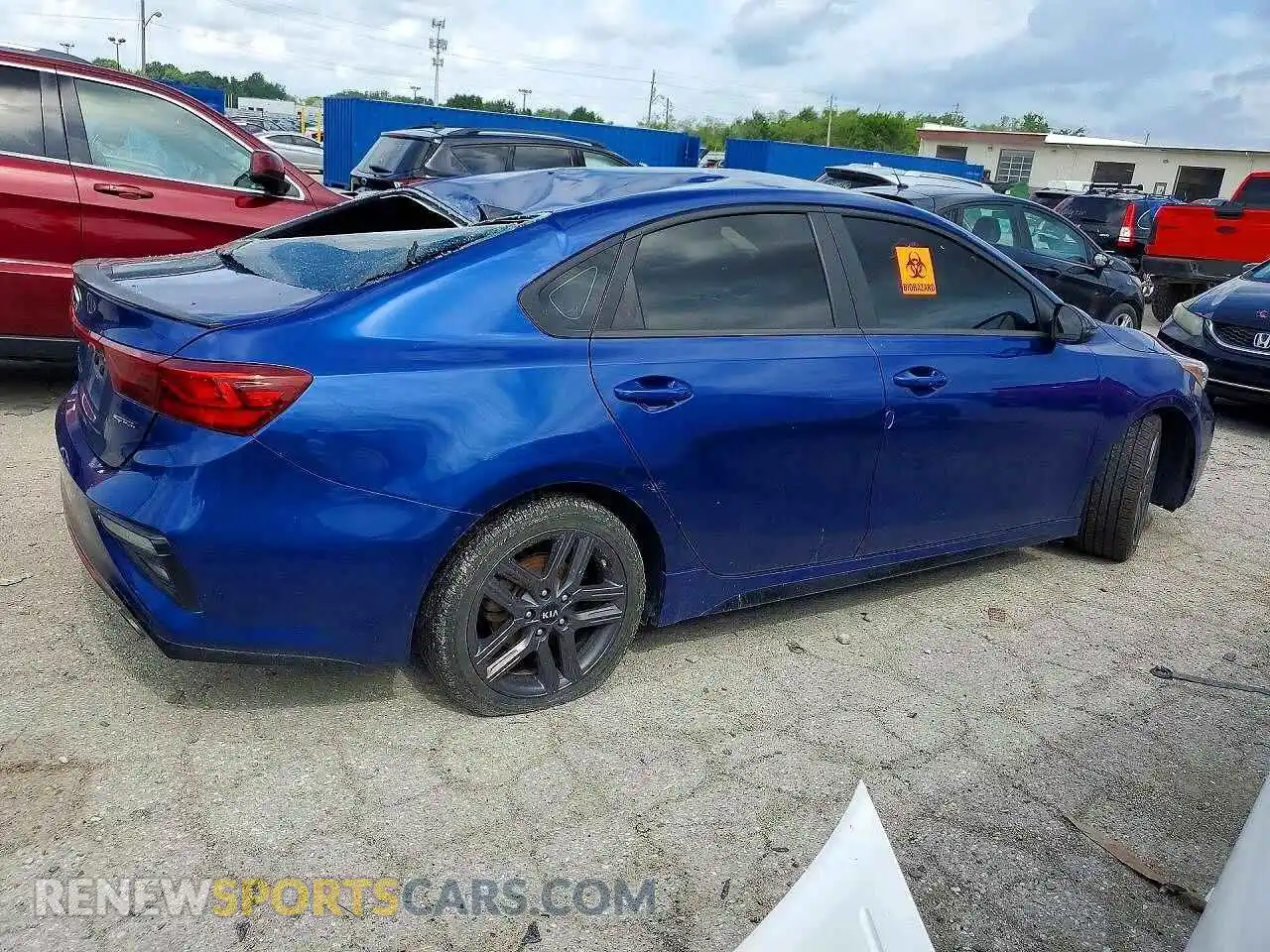 3 Photograph of a damaged car 3KPF34ADXME323771 KIA FORTE 2021