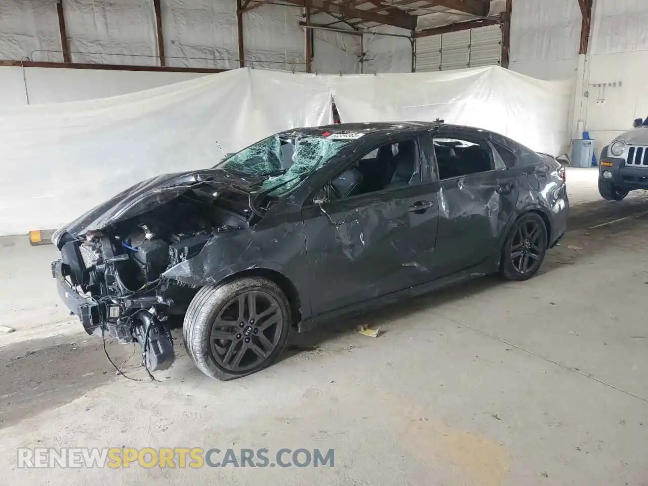 1 Photograph of a damaged car 3KPF34ADXME327769 KIA FORTE 2021