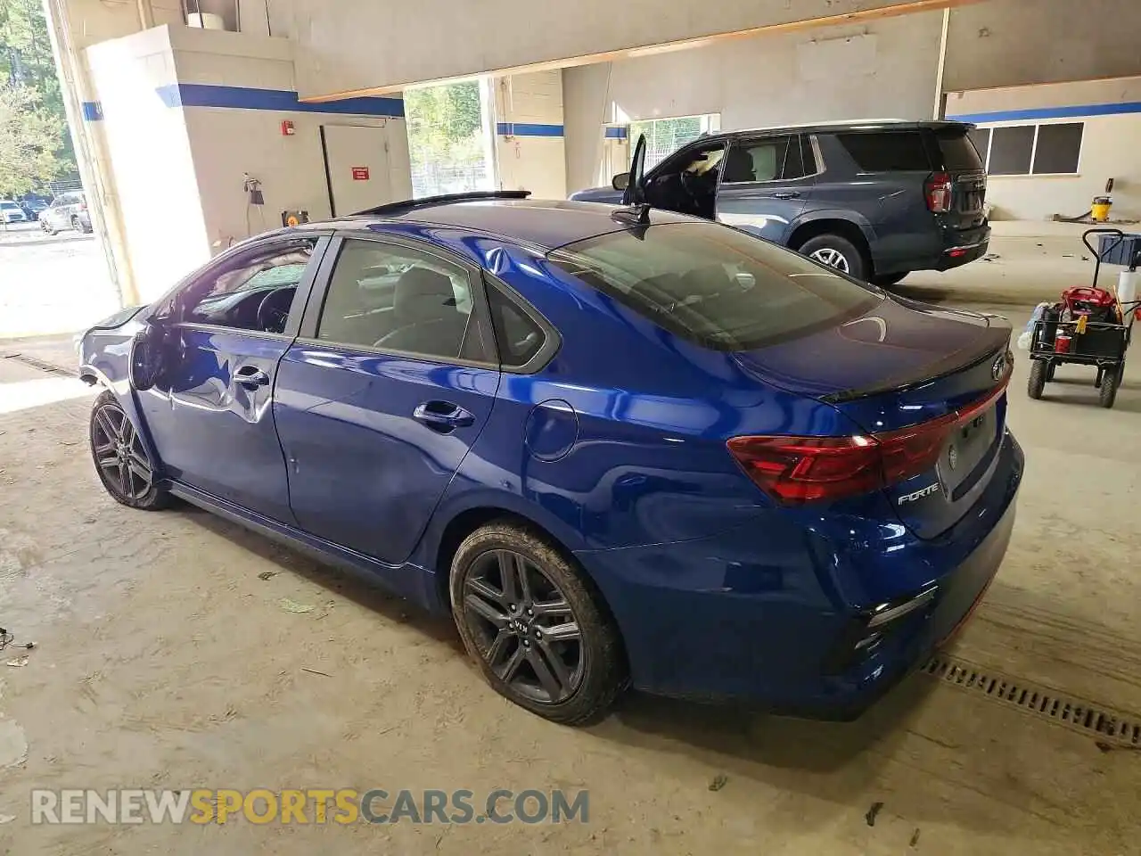 2 Photograph of a damaged car 3KPF34ADXME418380 KIA FORTE 2021