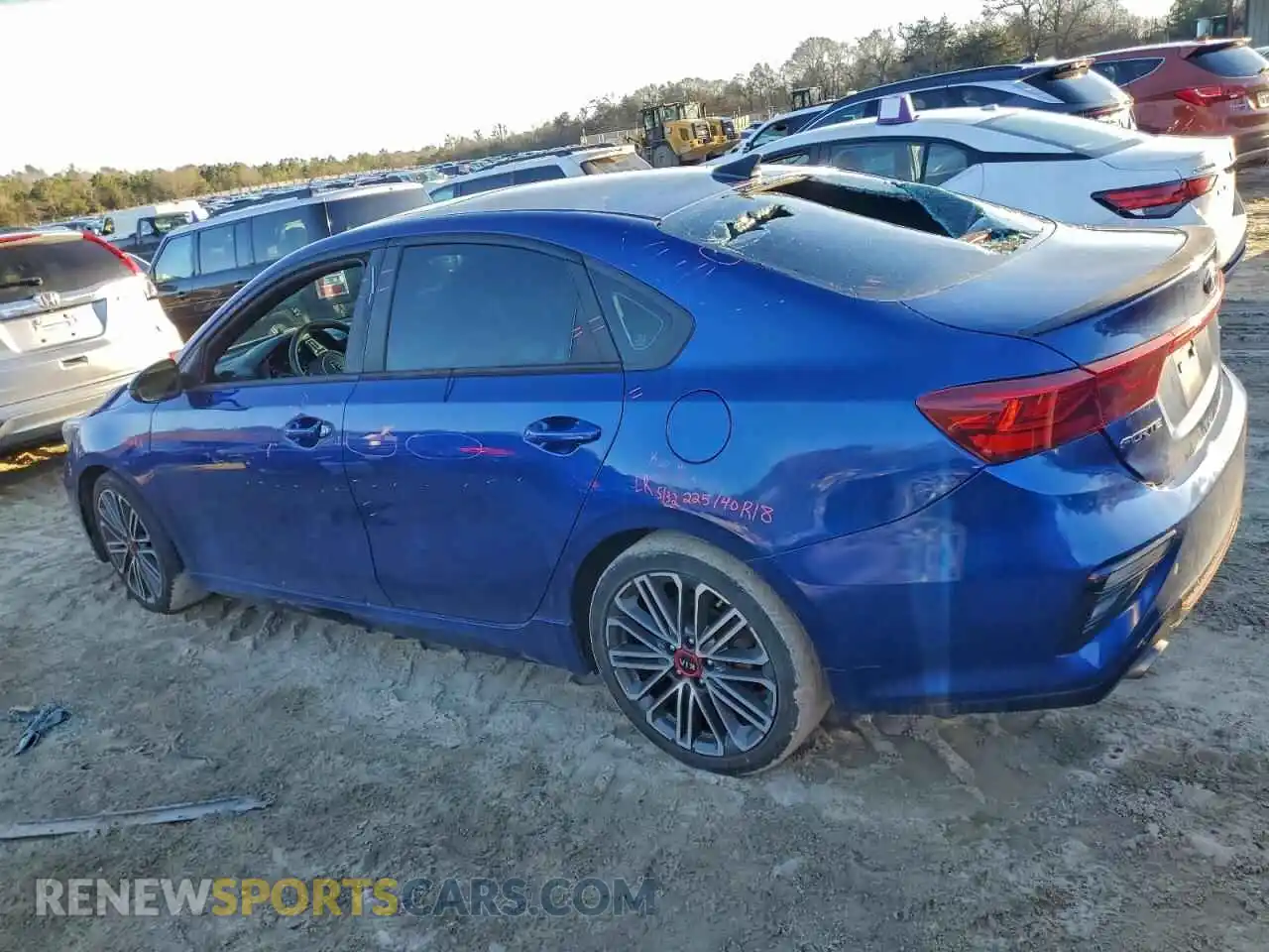 2 Photograph of a damaged car 3KPF44AC0ME274729 KIA FORTE 2021