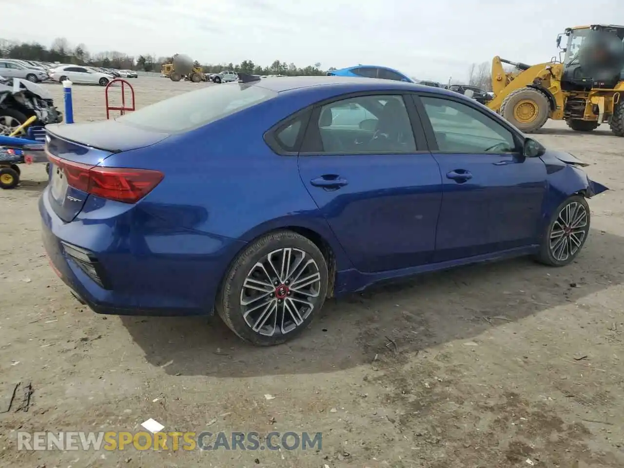 3 fotografías del automóvil dañado 3KPF44AC0ME288758 KIA FORTE 2021
