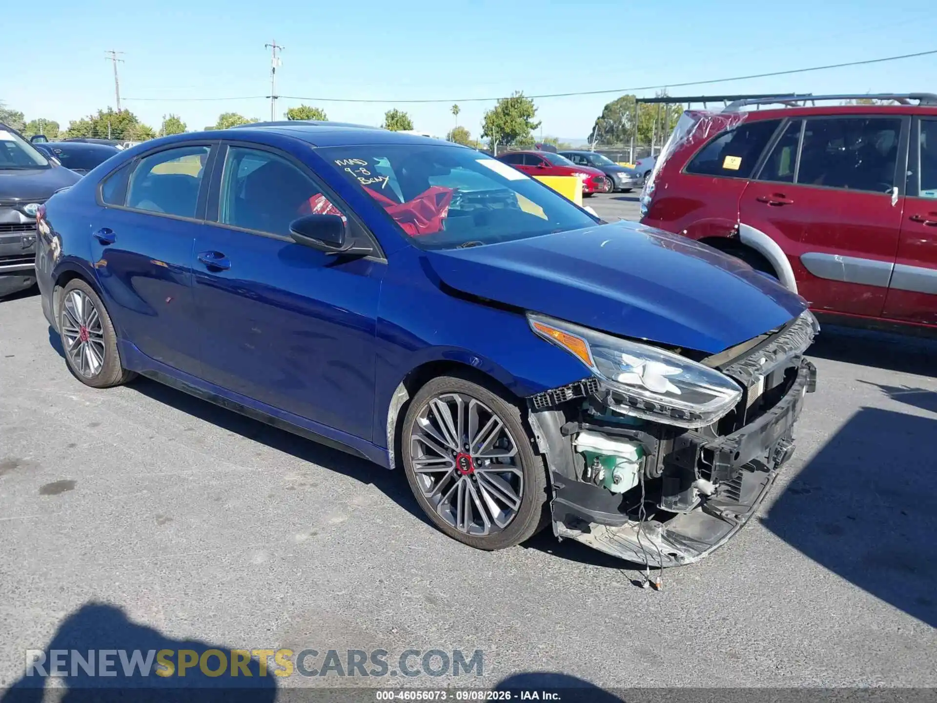 1 fotografías del automóvil dañado 3KPF44AC0ME313836 KIA FORTE 2021