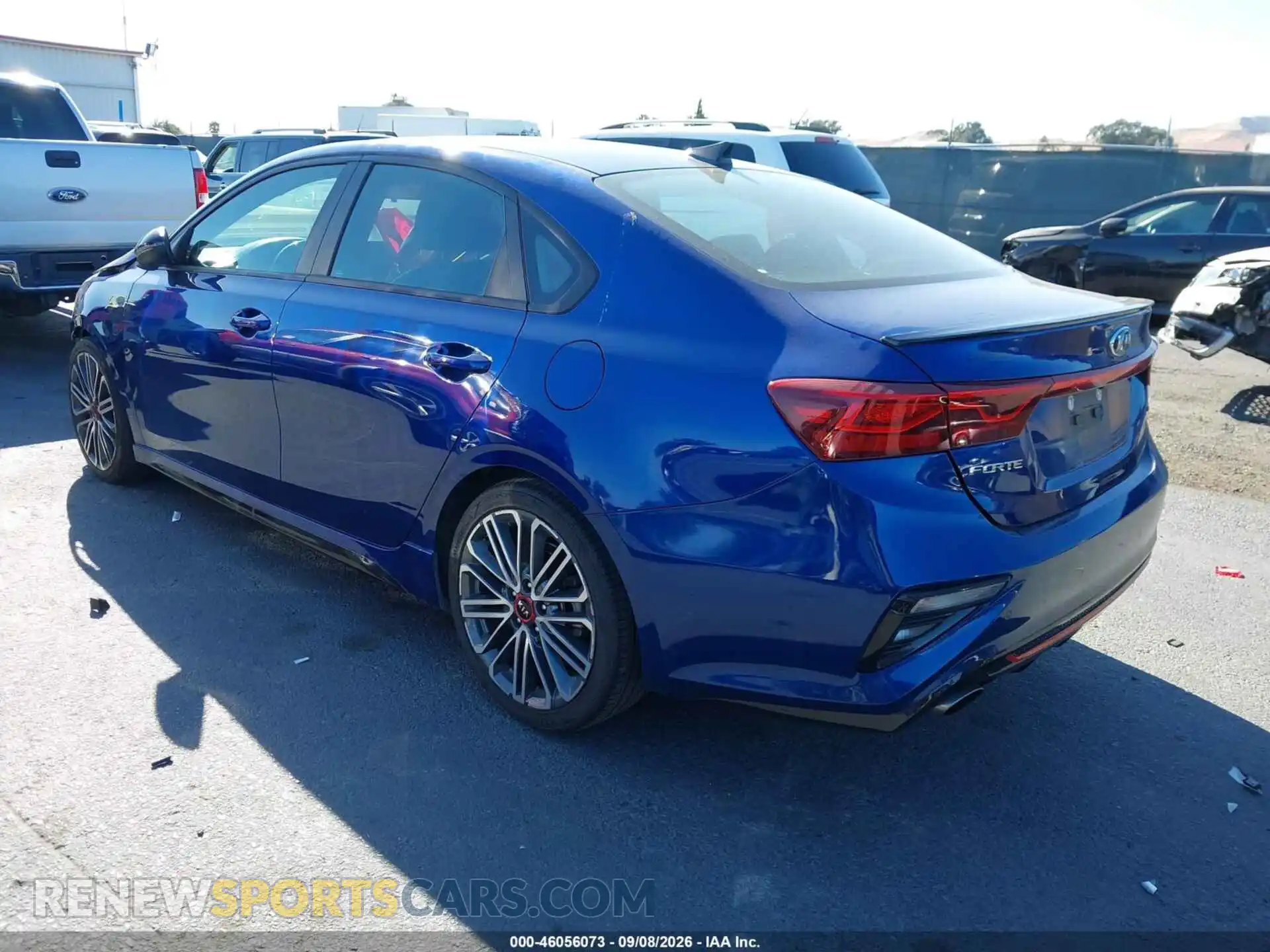 3 fotografías del automóvil dañado 3KPF44AC0ME313836 KIA FORTE 2021