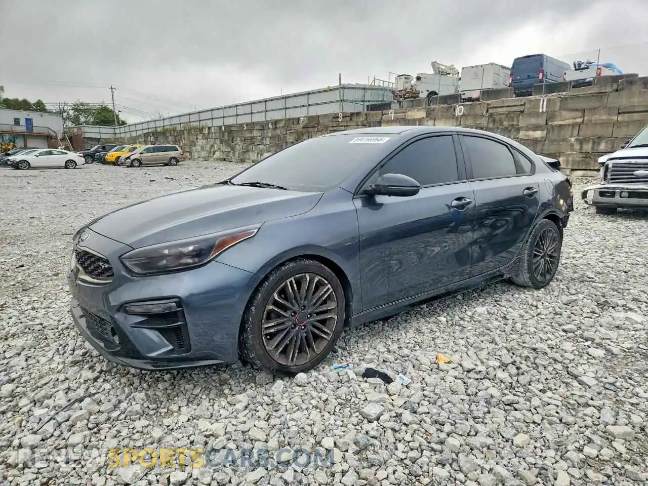 1 Photograph of a damaged car 3KPF44AC0ME352555 KIA FORTE 2021