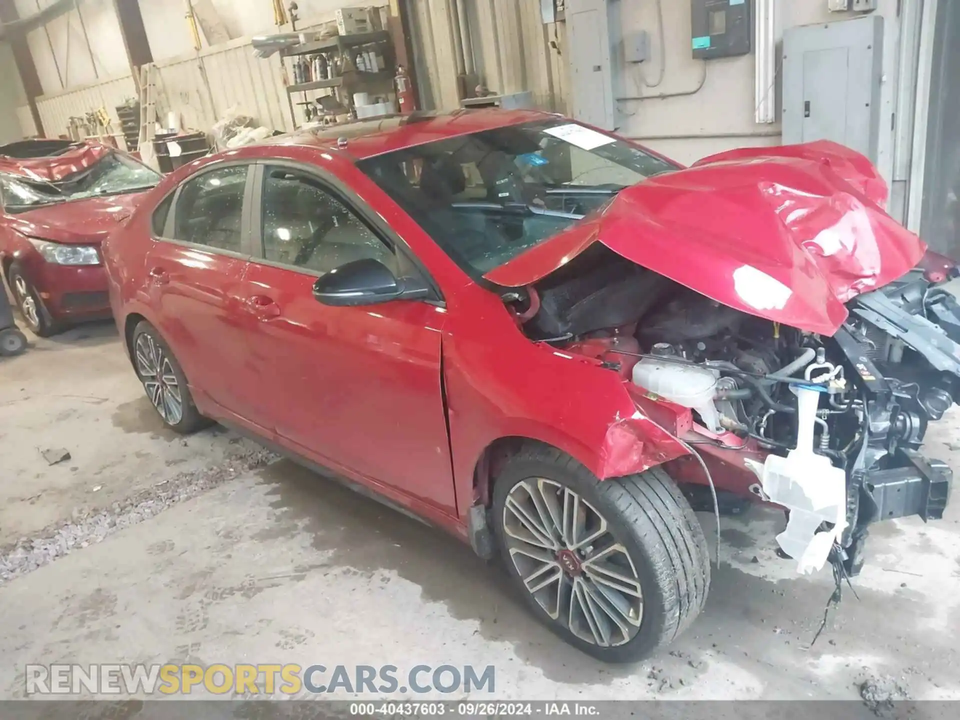 1 Photograph of a damaged car 3KPF44AC0ME372692 KIA FORTE 2021