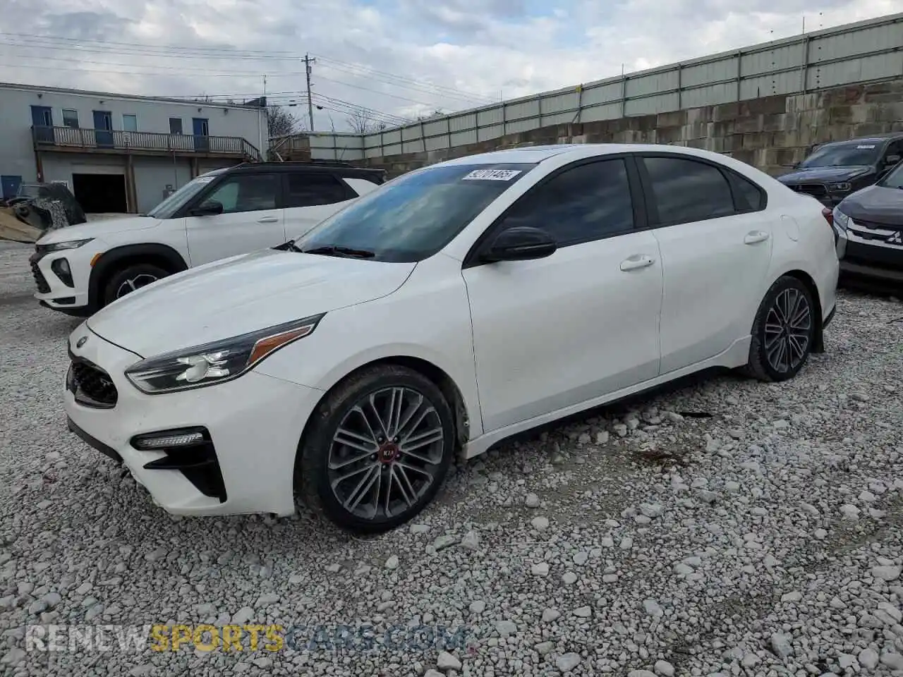 1 Photograph of a damaged car 3KPF44AC0ME396782 KIA FORTE 2021