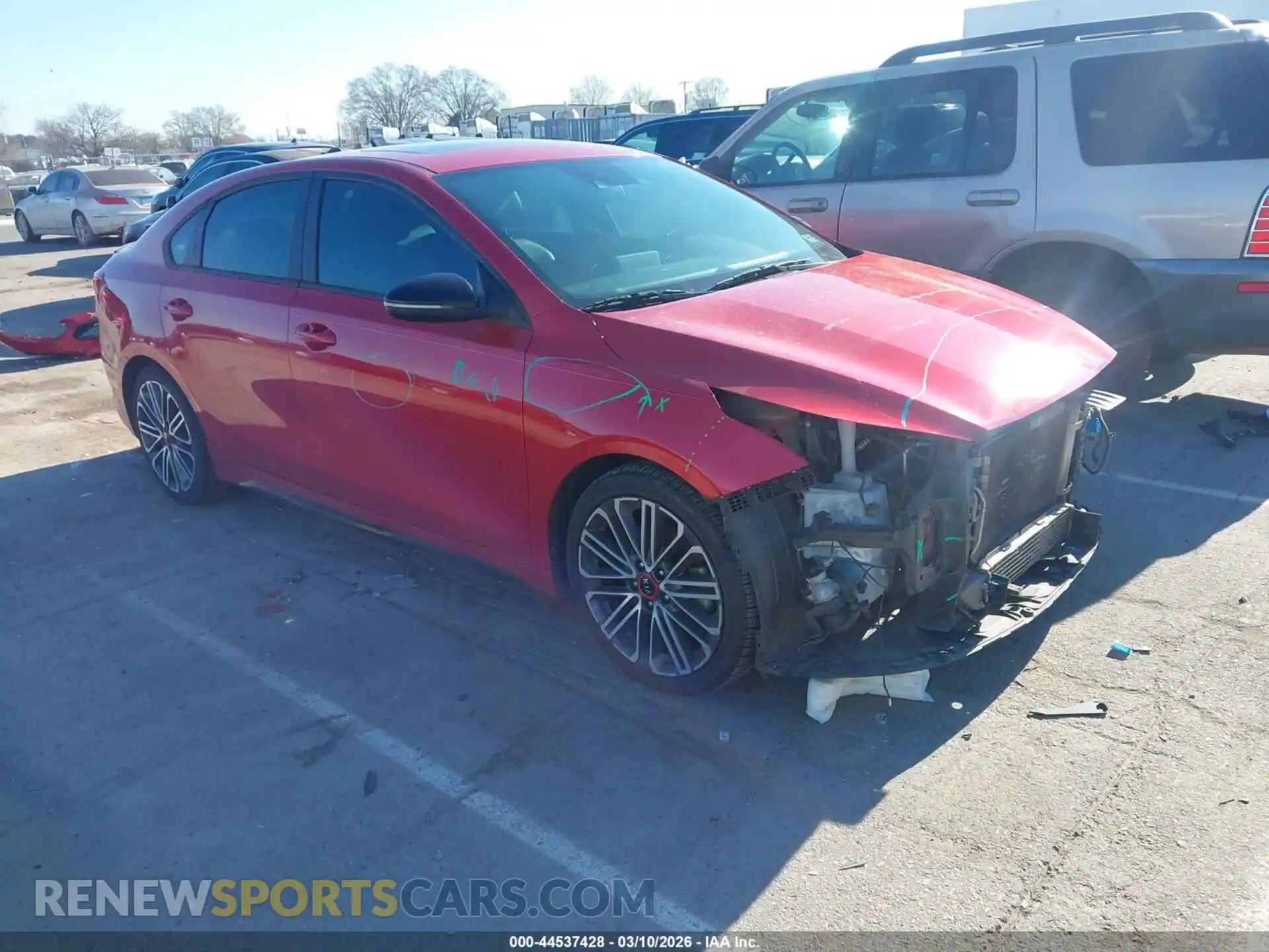 1 Photograph of a damaged car 3KPF44AC1ME314316 KIA FORTE 2021