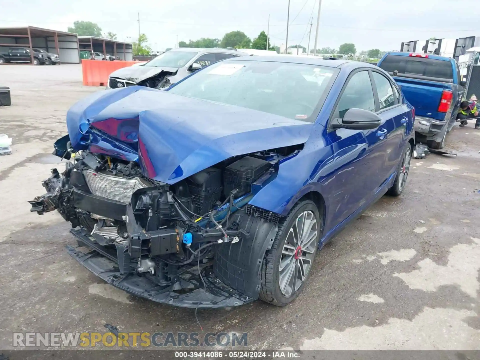 2 Photograph of a damaged car 3KPF44AC1ME394894 KIA FORTE 2021