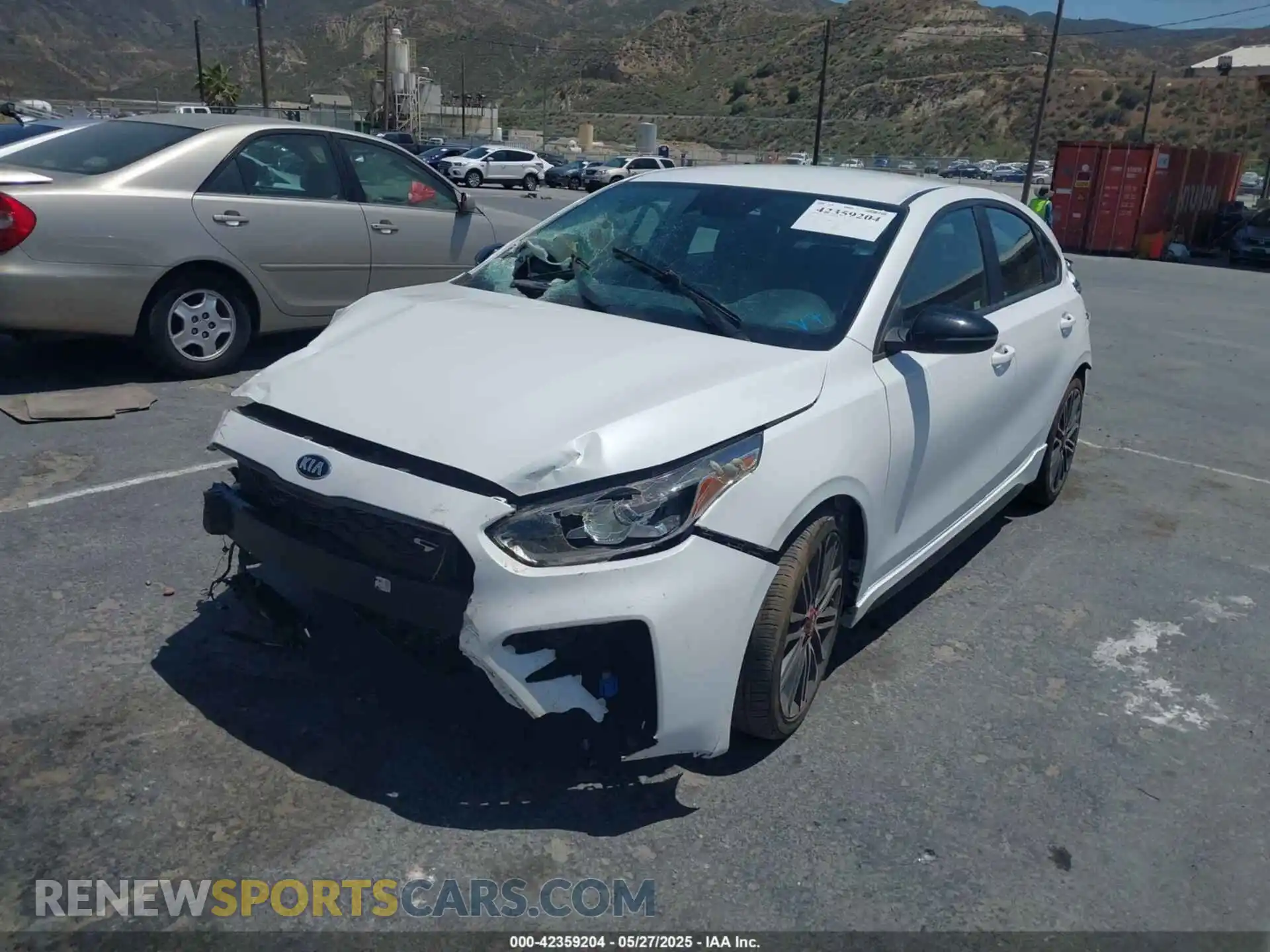 2 Photograph of a damaged car 3KPF44AC1ME396449 KIA FORTE 2021