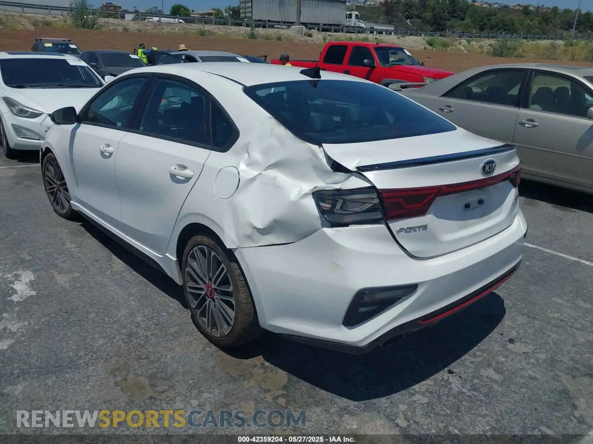 3 Photograph of a damaged car 3KPF44AC1ME396449 KIA FORTE 2021