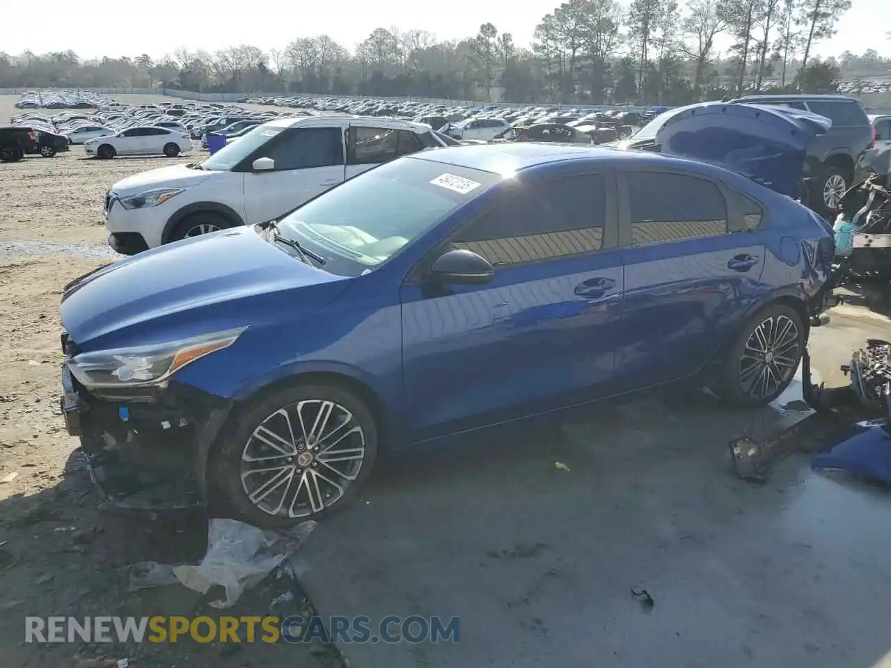 1 Photograph of a damaged car 3KPF44AC2ME276868 KIA FORTE 2021