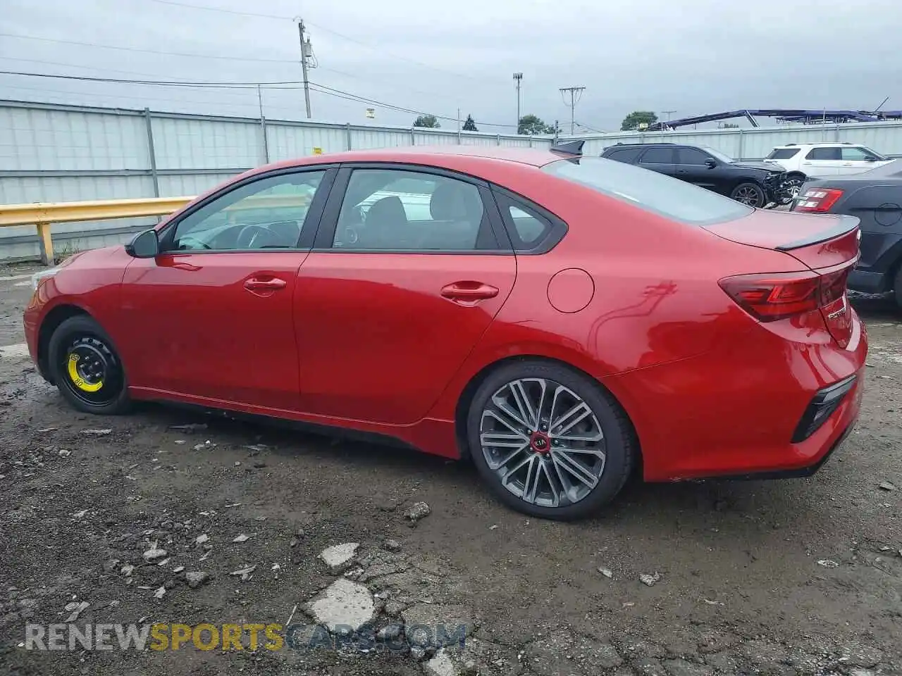 2 Photograph of a damaged car 3KPF44AC2ME309044 KIA FORTE 2021