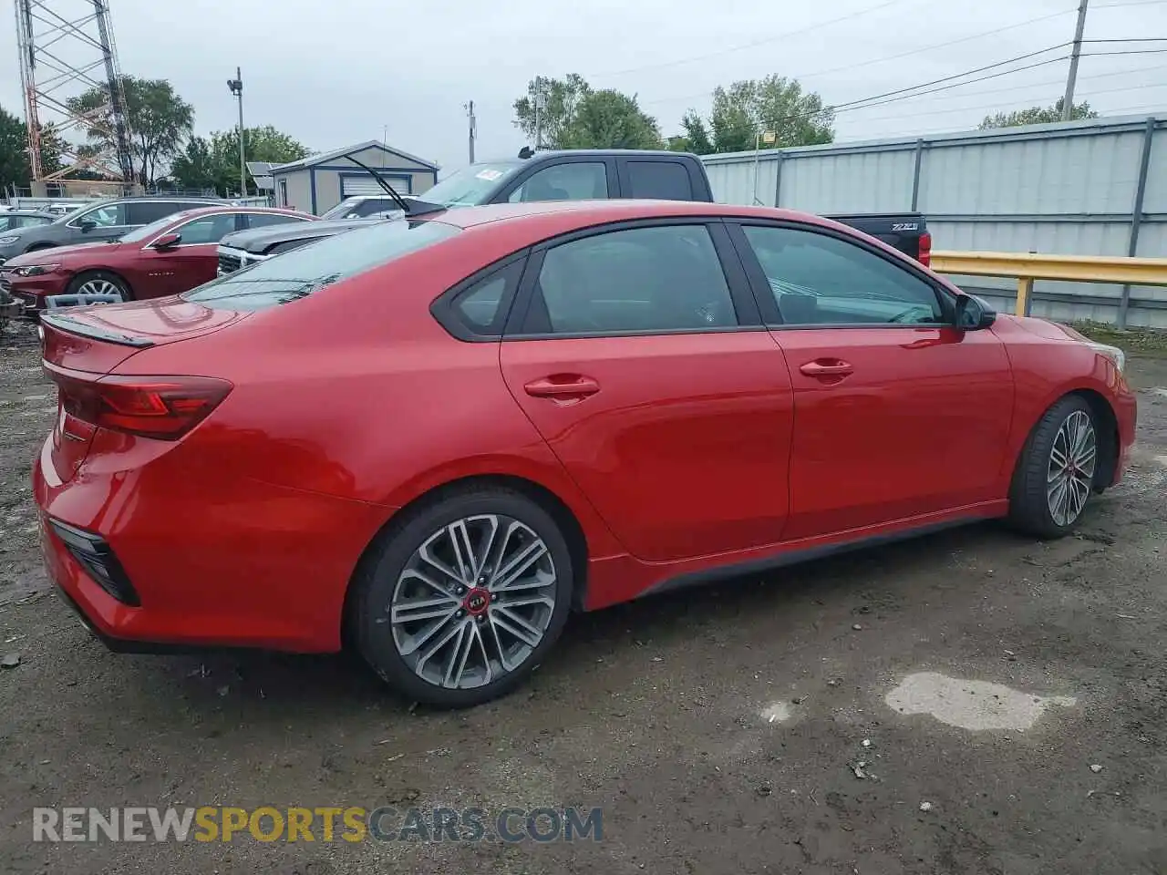 3 Photograph of a damaged car 3KPF44AC2ME309044 KIA FORTE 2021