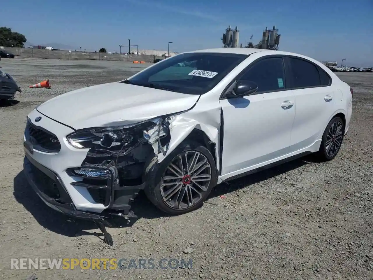 1 Photograph of a damaged car 3KPF44AC2ME319184 KIA FORTE 2021