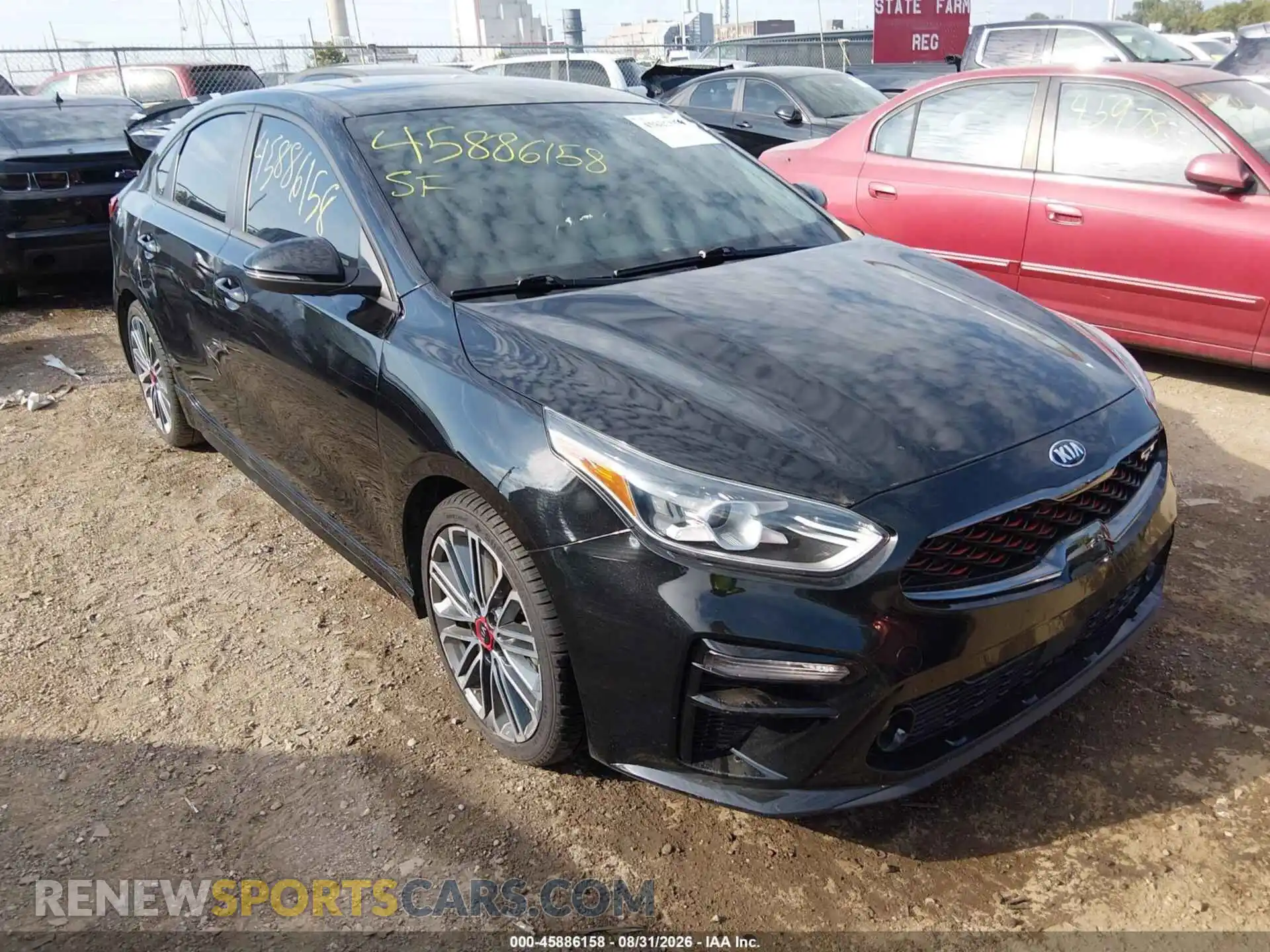 1 Photograph of a damaged car 3KPF44AC2ME412433 KIA FORTE 2021
