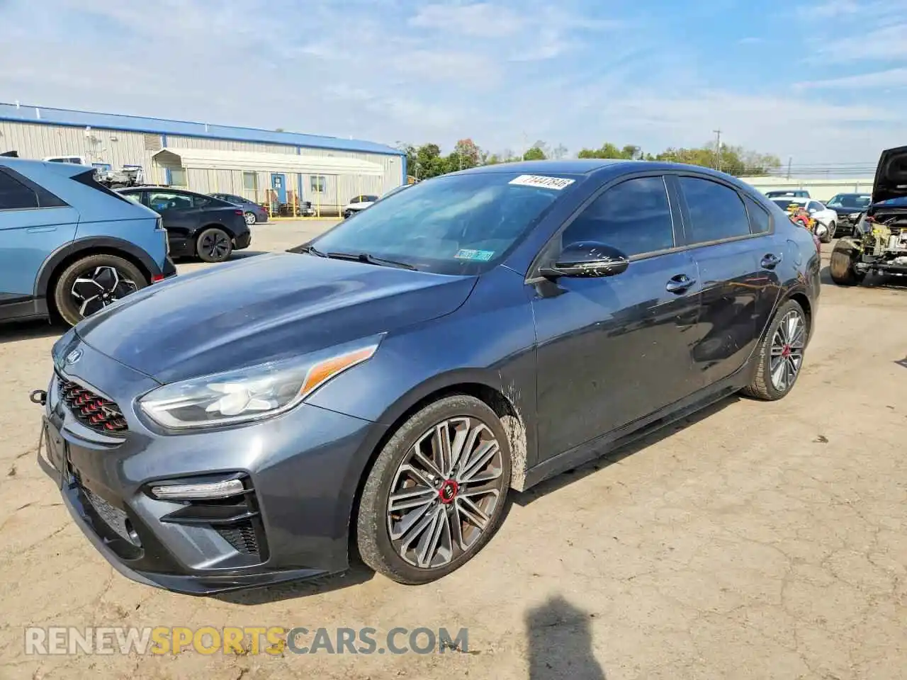 1 Photograph of a damaged car 3KPF44AC3ME288981 KIA FORTE 2021