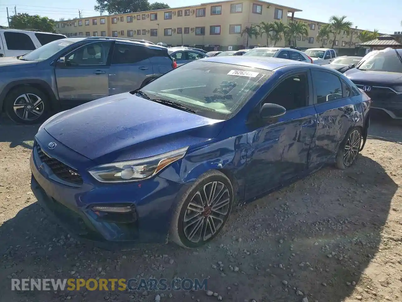1 fotografías del automóvil dañado 3KPF44AC3ME303205 KIA FORTE 2021
