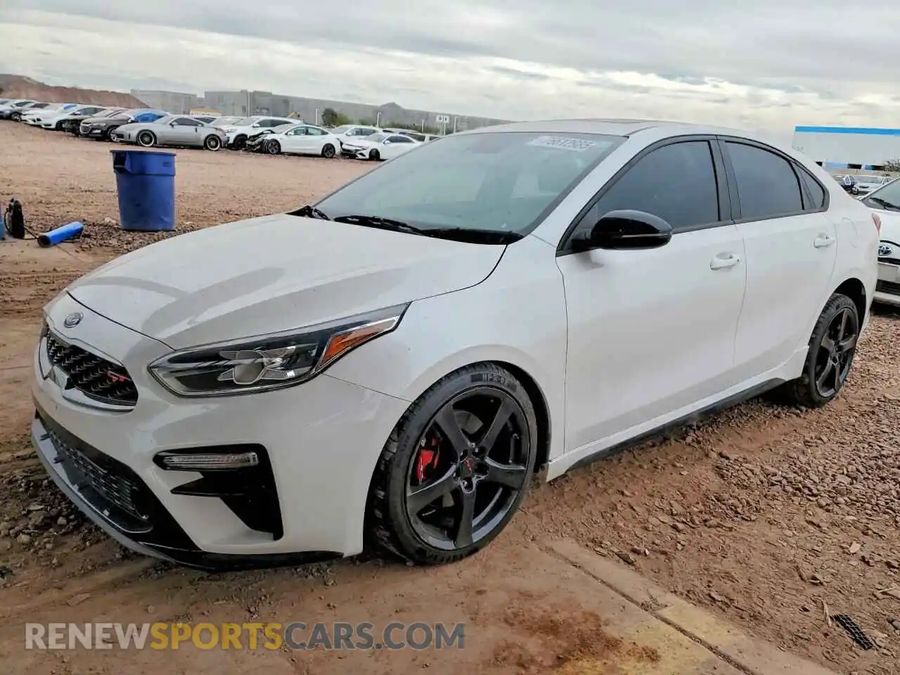 1 Photograph of a damaged car 3KPF44AC3ME315435 KIA FORTE 2021