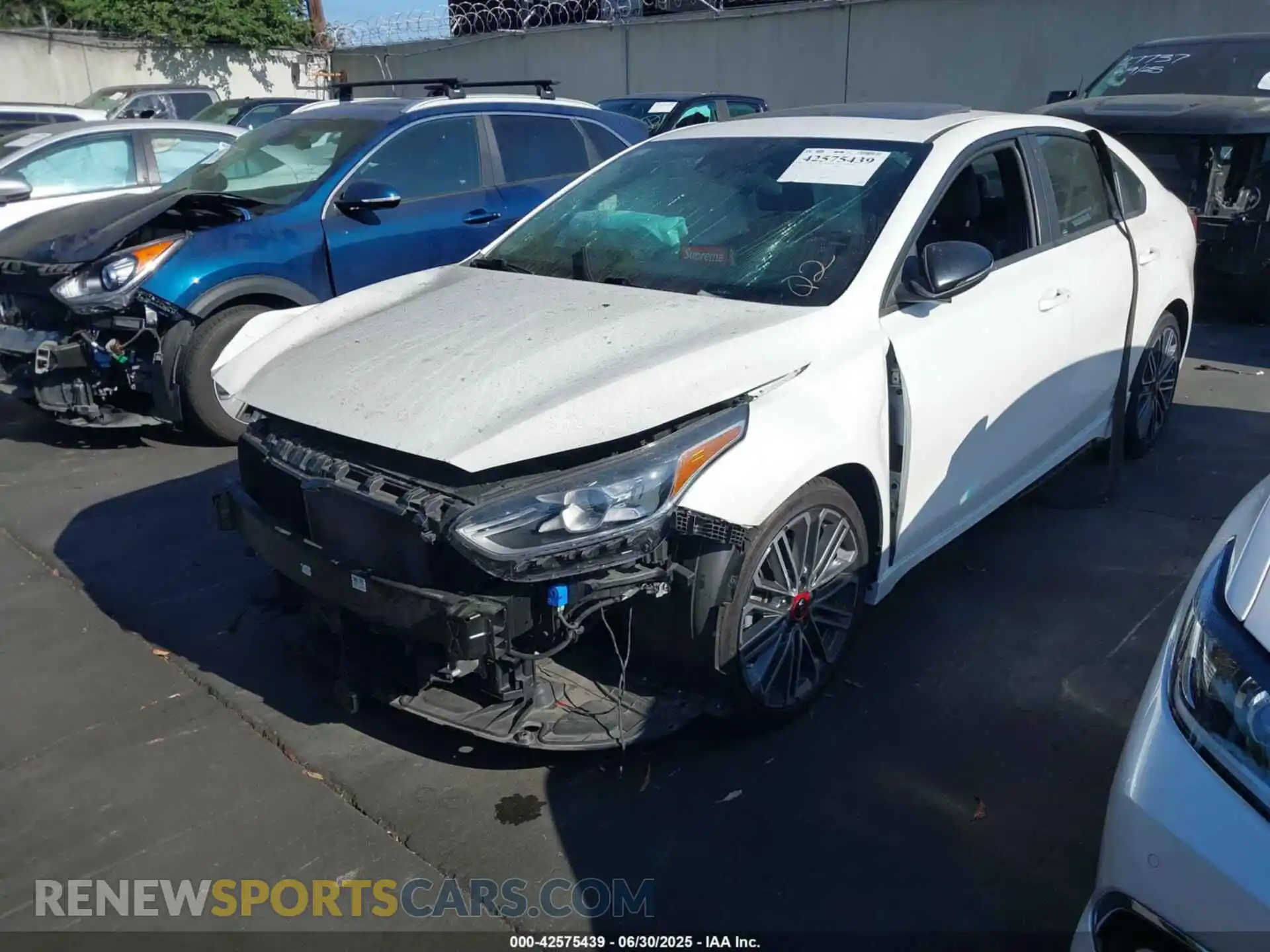 2 Photograph of a damaged car 3KPF44AC3ME334874 KIA FORTE 2021
