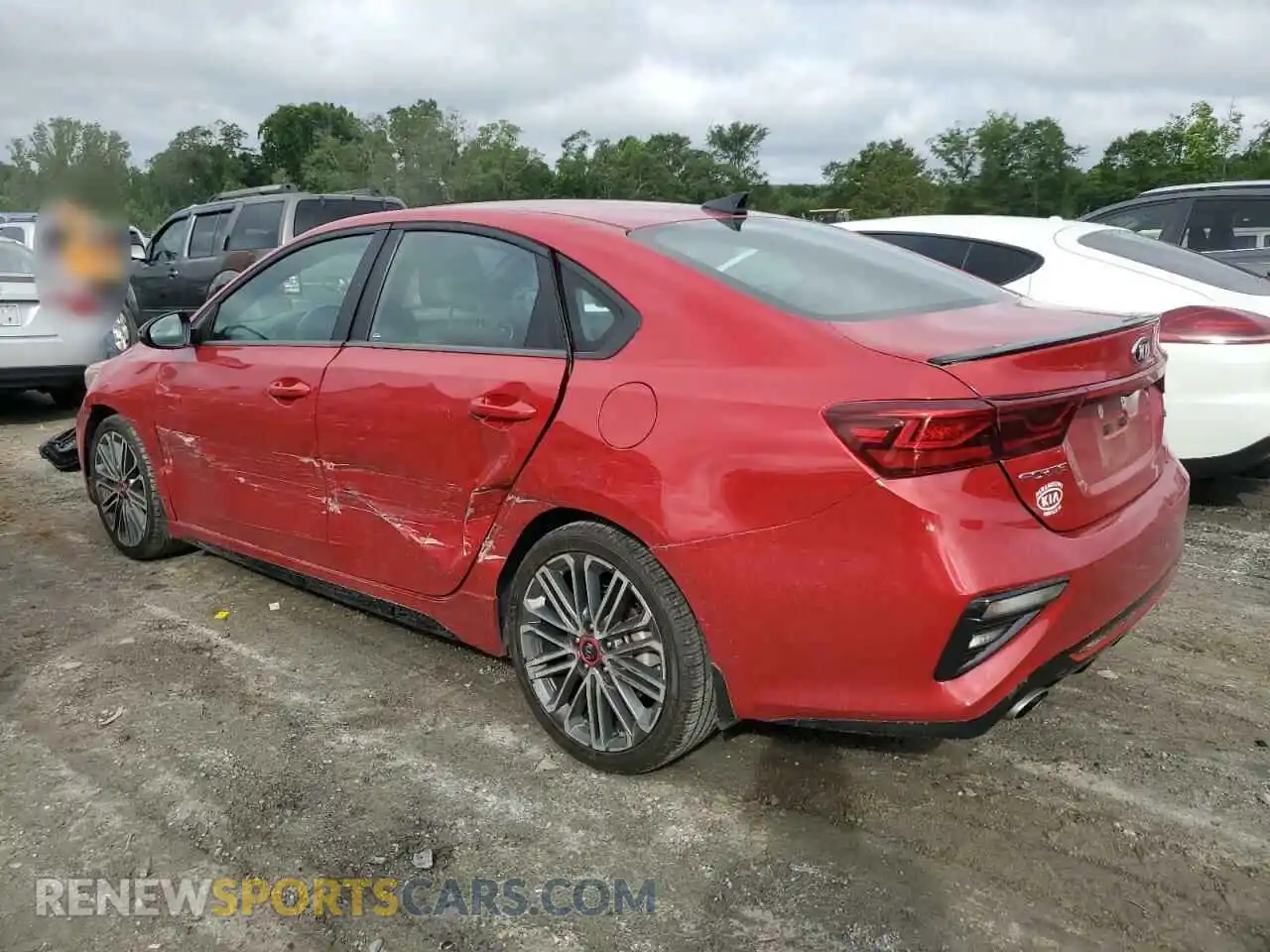 2 Photograph of a damaged car 3KPF44AC3ME366529 KIA FORTE 2021