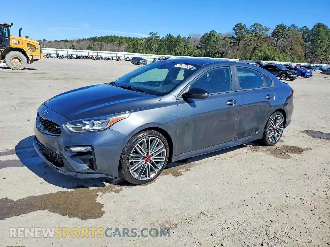 1 Photograph of a damaged car 3KPF44AC3ME376770 KIA FORTE 2021