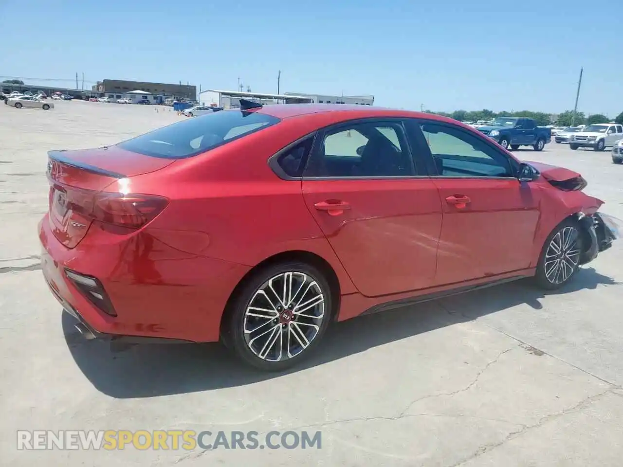 3 Photograph of a damaged car 3KPF44AC3ME414532 KIA FORTE 2021
