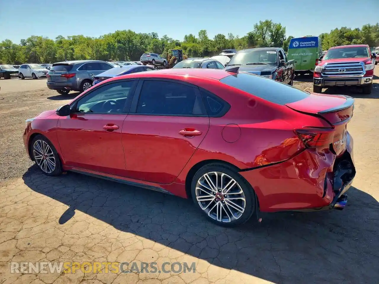 2 Photograph of a damaged car 3KPF44AC4ME324225 KIA FORTE 2021
